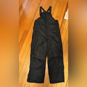 Snow pants kids size L 10-12 bib overalls - Old Navy Black